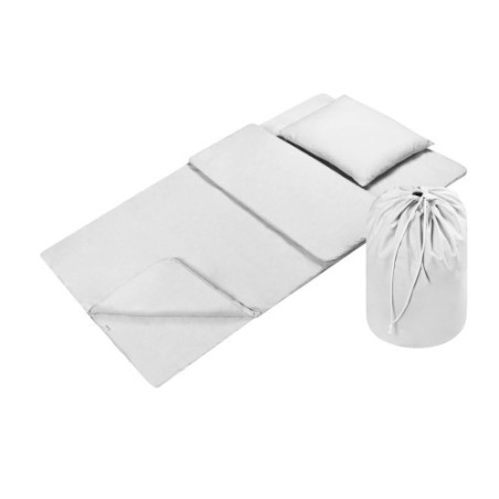 Pastelowa struktura Total Grey – dwustronna bawełna premium o gęstym splocie.